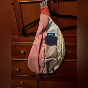 Women’s Kavu rope sling backpack.